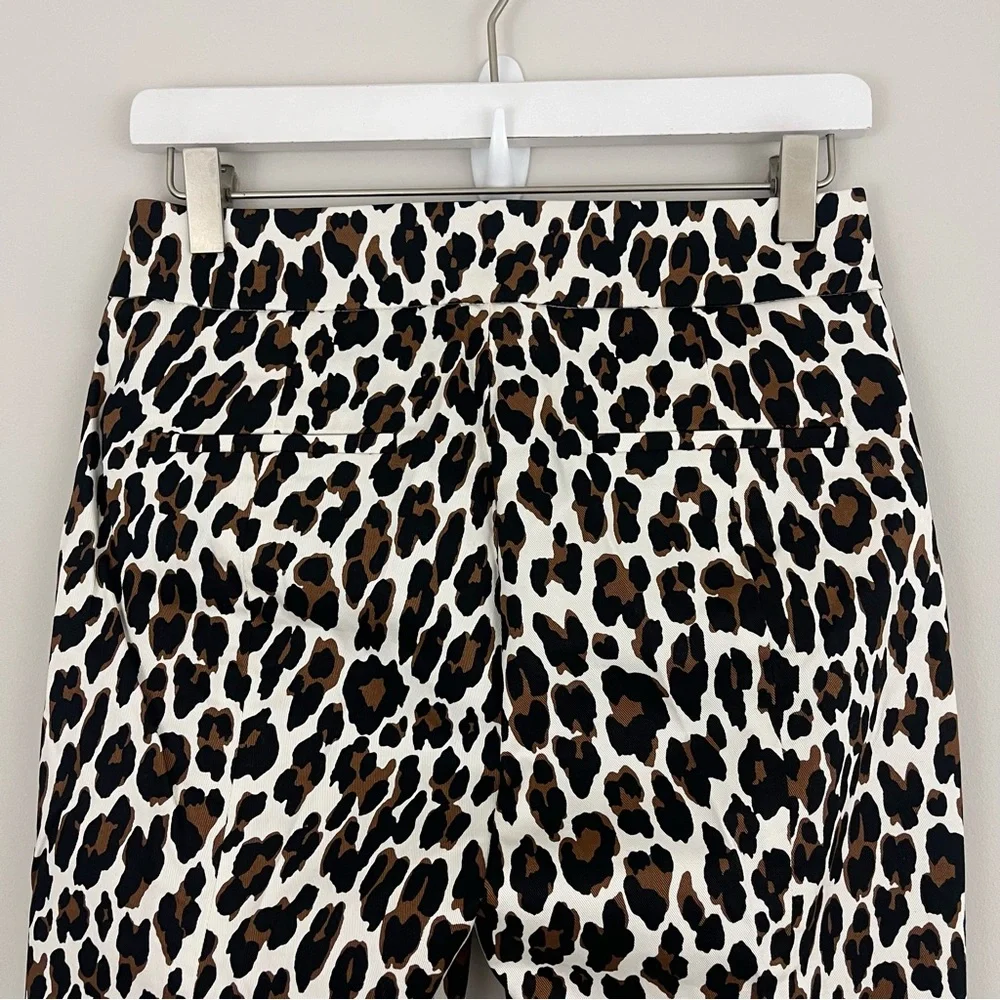 J. Crew Tall High Rise Remi Pant in Leopard Print